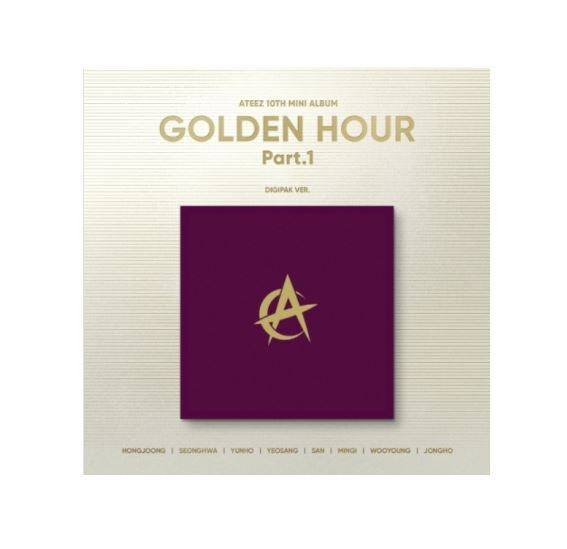 ATEEZ 10th Mini Album GOLDEN HOUR : Part.1 (DIGIPACK)