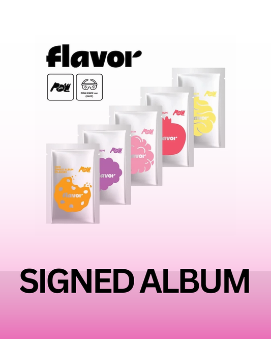 (EU SIGNED) POW - FLAVOR - Single Album (POW-PACK)- preorder