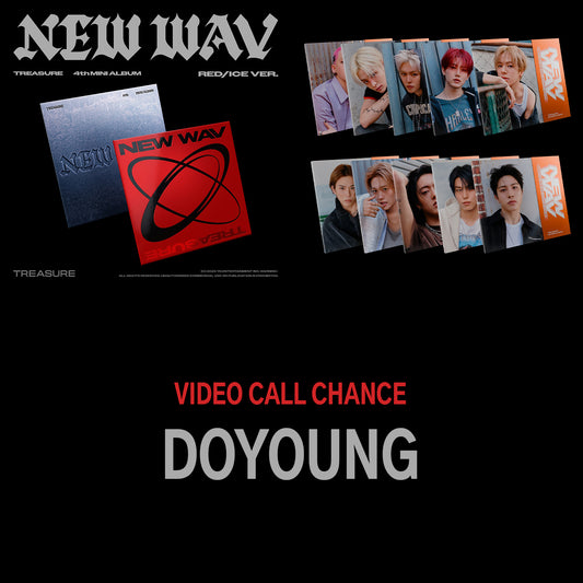 (1:1 VIDEO CALL EVENT) TREASURE - 4th MINI ALBUM [NEW WAV] - DOYOUNG
