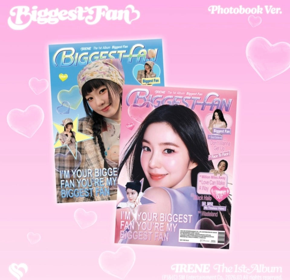 IRENE - 1st Album [Biggest Fan] (Photobook Ver.)