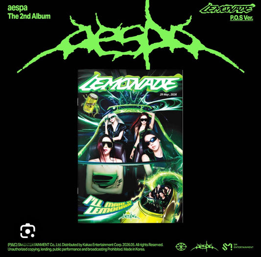 aespa - 2nd Album [LEMONADE] (P.O.S Ver.)