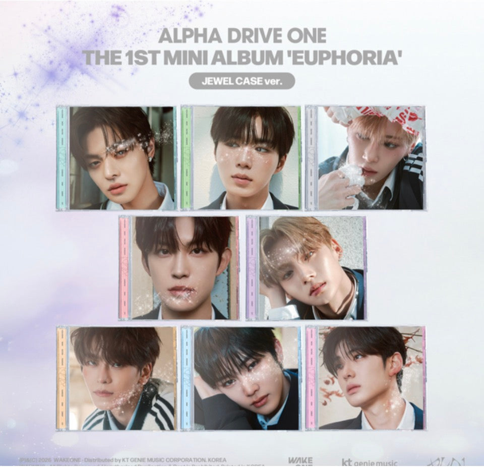 ALPHA DRIVE ONE - 1st Mini Album [EUPHORIA] (JEWEL CASE Ver.)