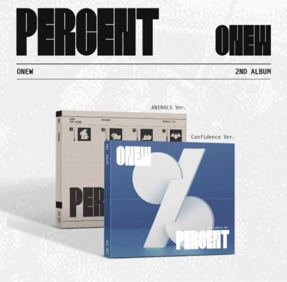 ONEW - 2nd Album [PERCENT] (Digipack Ver.)