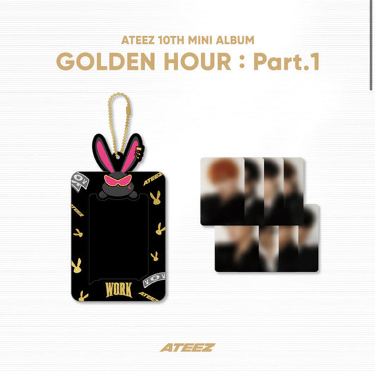 ATEEZ - [GOLDEN HOUR : Part.1] OFFICIAL MERCH MD PHOTO CARD HOLDER SET