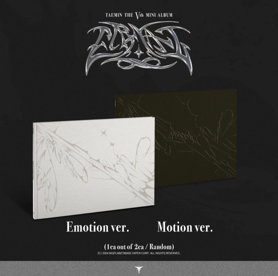 TAEMIN - 5th Mini Album [ETERNAL] (Emotion ver. / Motion ver.)
