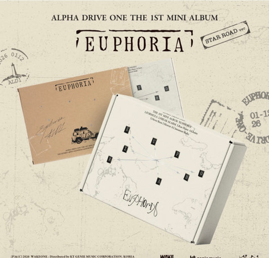 ALPHA DRIVE ONE - 1st Mini Album [EUPHORIA] (STAR ROAD Ver.)