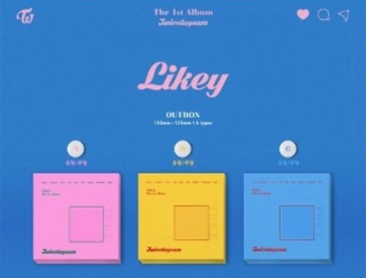 TWICE - VOL.1 [TWICETAGRAM] (PINK / YELLOW / BLUE Ver.)