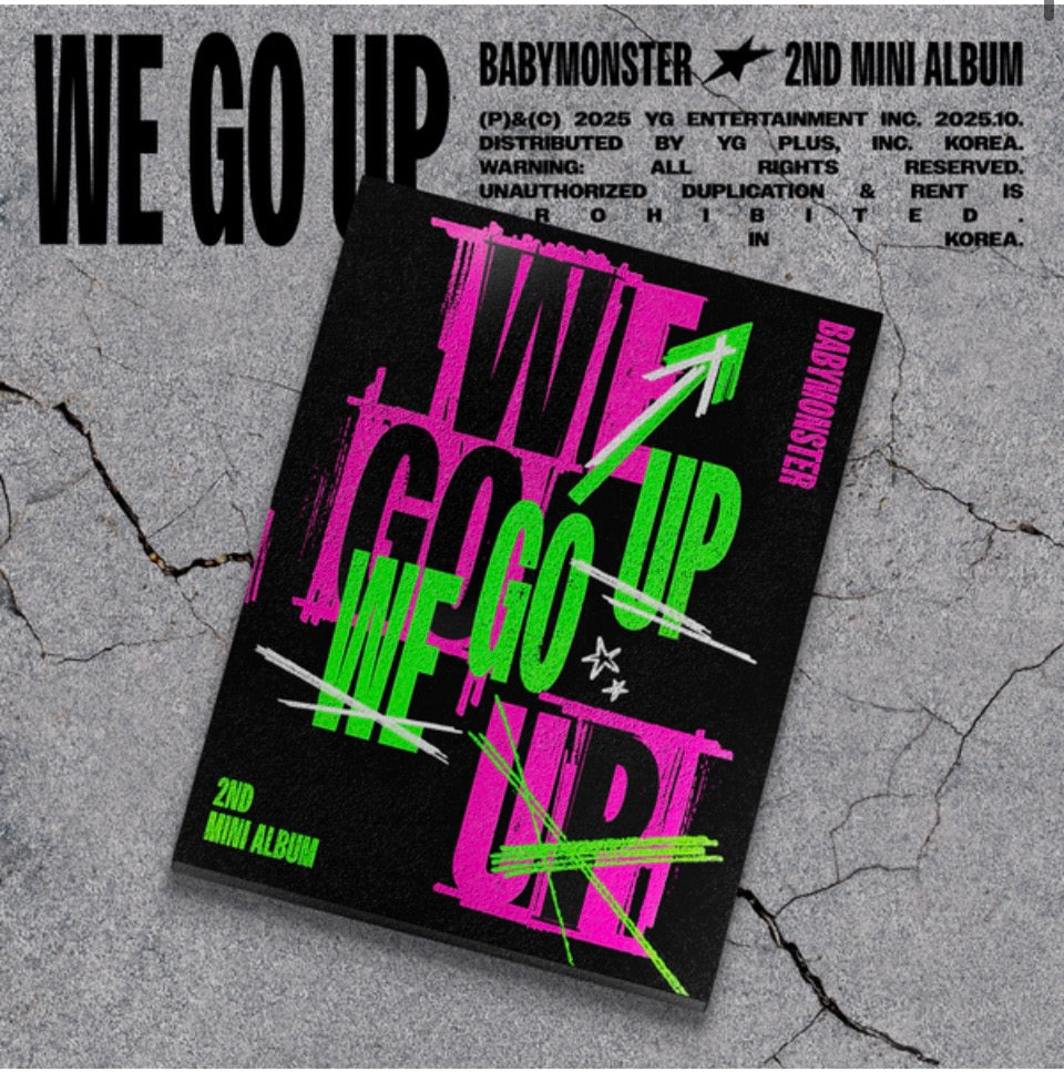 BABYMONSTER - 2nd MINI ALBUM [WE GO UP] (UP Ver.)