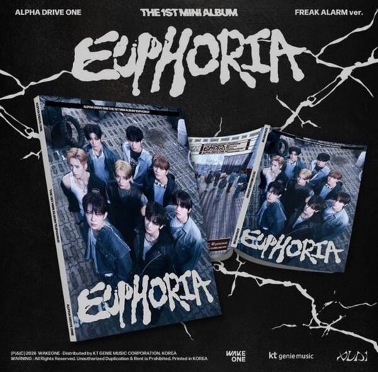 ALPHA DRIVE ONE - 1st Mini Album [EUPHORIA] (FREAK ALARM Ver.)
