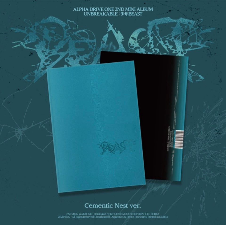 ALPHA DRIVE ONE - 2nd Mini Album [UNBREAKABLE : 少年BEAST] (Cementic Nest ver.)