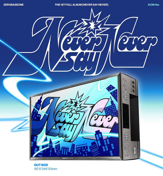 ZEROBASEONE - The 1st Full Album [NEVER SAY NEVER] (PHOTOBOOK Ver.) ICON