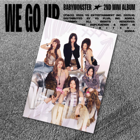 BABYMONSTER - 2nd MINI ALBUM [WE GO UP] (POSTCARD Ver.)