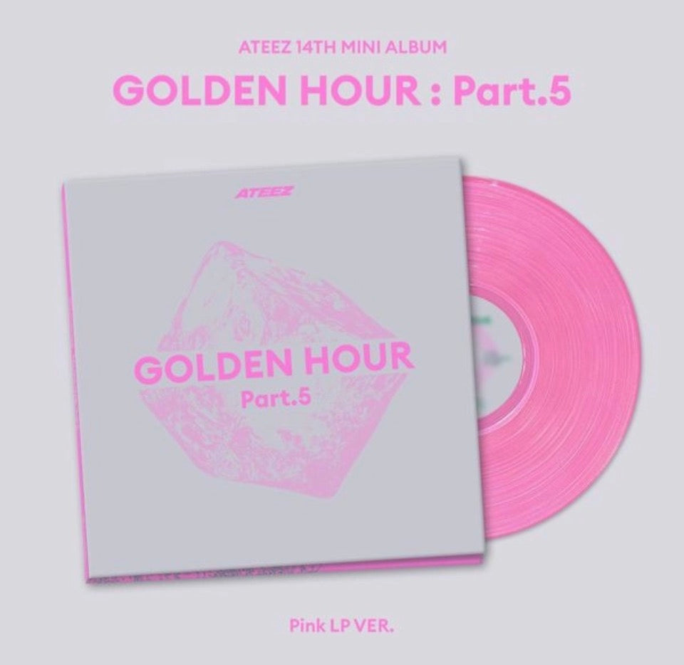 ATEEZ - 14th Mini Album [GOLDEN HOUR : Part.5] (Pink LP Ver.)