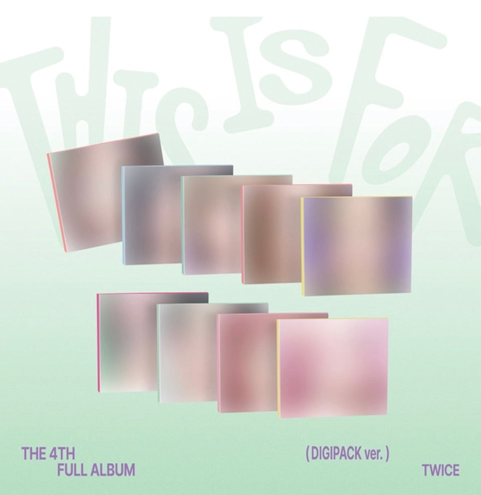 TWICE - 4th Full Album [THIS IS FOR] (DIGIPACK Ver.)
