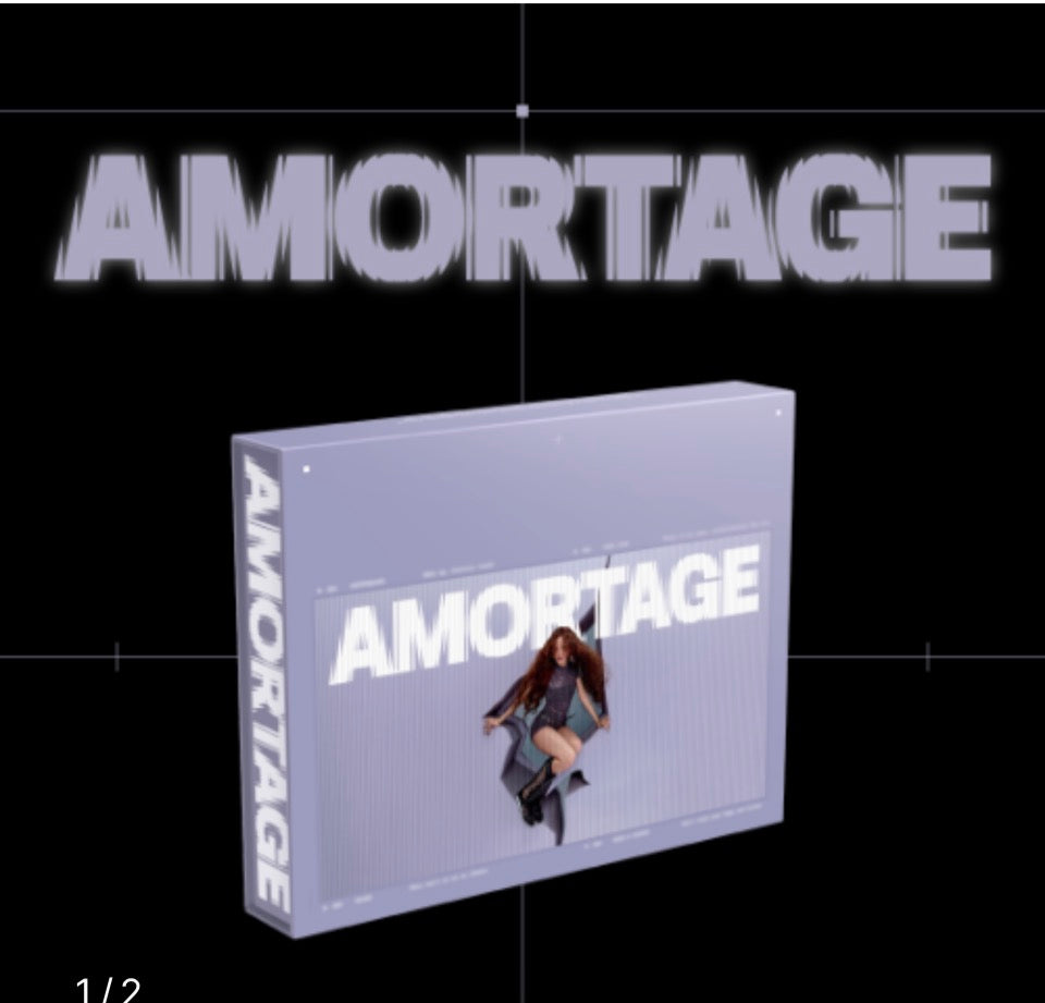 JISOO - Mini Album [AMORTAGE] EXCLUSIVE EDITION (PURPLE Ver. / BLACK Ver.)