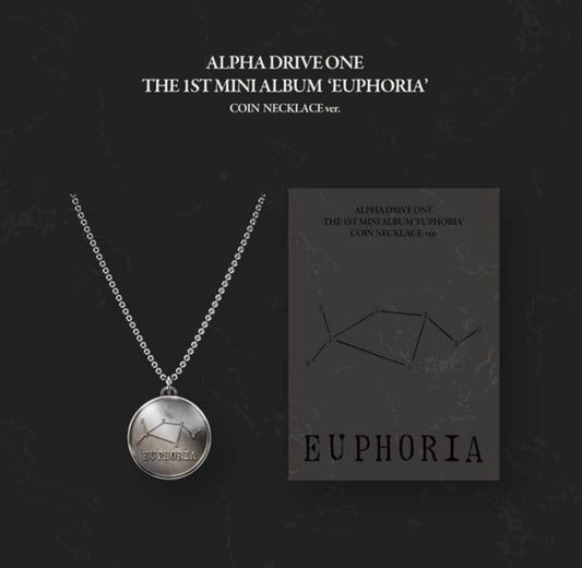 ALPHA DRIVE ONE - 1st Mini Album [EUPHORIA] (COIN NECKLACE Ver.) (LIMITED EDITION)