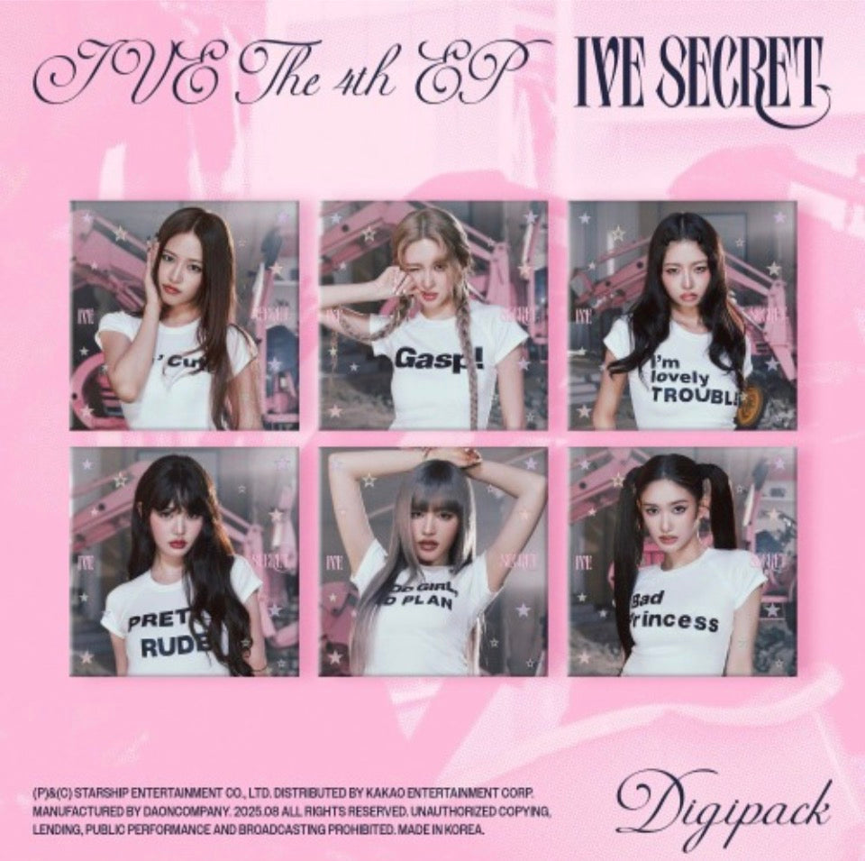 IVE - 4th Mini Album [IVE SECRET] (Digipack Ver.) (Limited Edition)