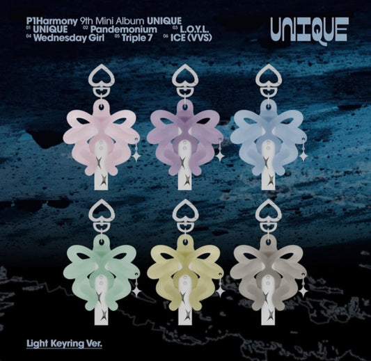 P1Harmony - 9th Mini Album [UNIQUE] (Light Keyring Ver.)