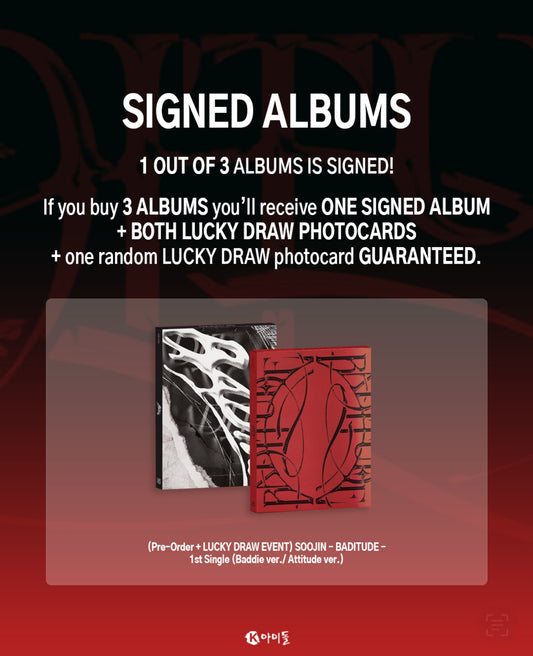 SIGNED EUROPE EVENT- SOOJIN BADITUDE