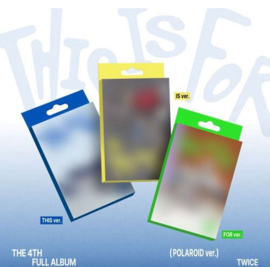 TWICE - 4th Full Album [THIS IS FOR] (POLAROID Ver.)