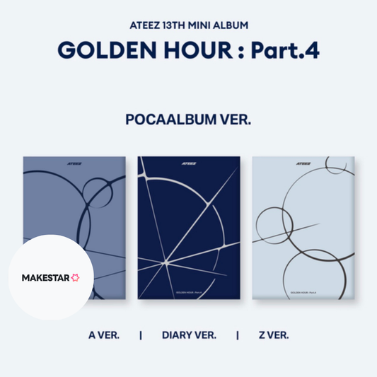 (POB) ATEEZ - 13th Mini Album [GOLDEN HOUR : Part.4] (POCAALBUM Ver.) PREORDINE
