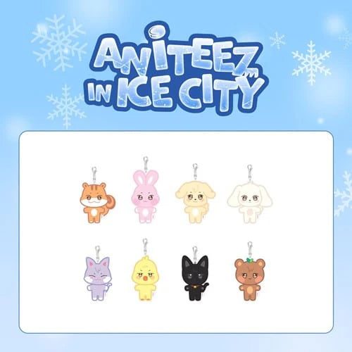 Aniteez in ice city plush keyring