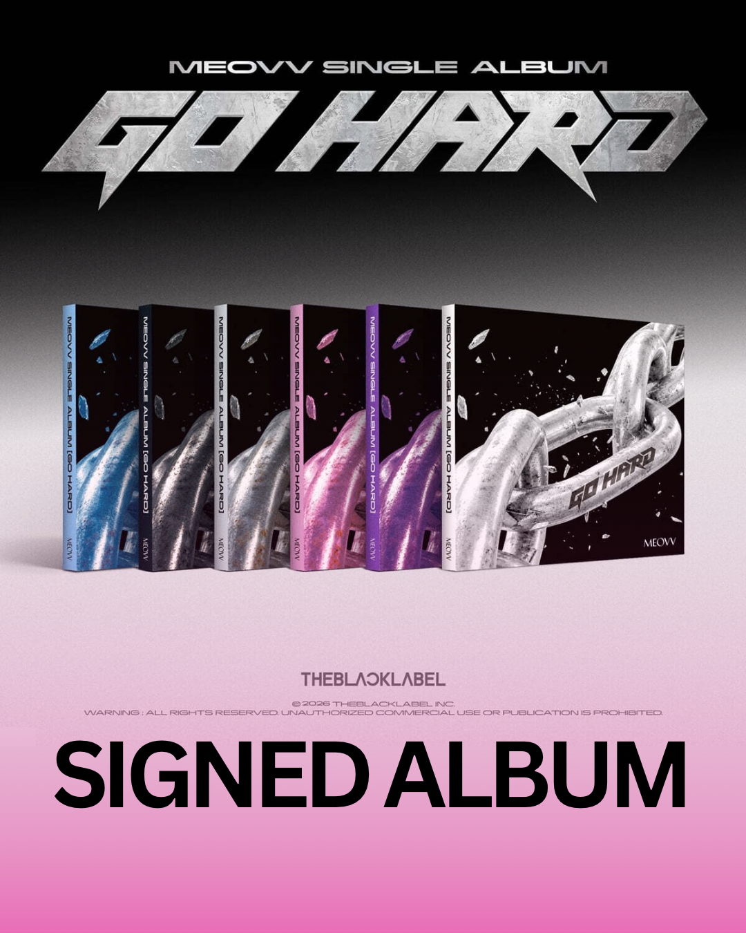 (Pre-Order + EUROPE
LUCKY DRAW EVENT) MEOVV - Single Album [GO HARD] (Standard Ver.)