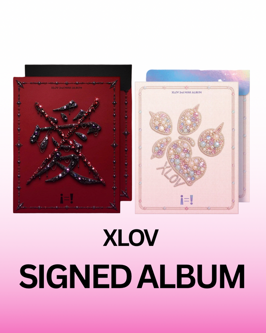 (EUROPE SIGNED ALBUM EVENT)
XLOV - i=! - The 3rd EP (i Ver. / ! Ver.)