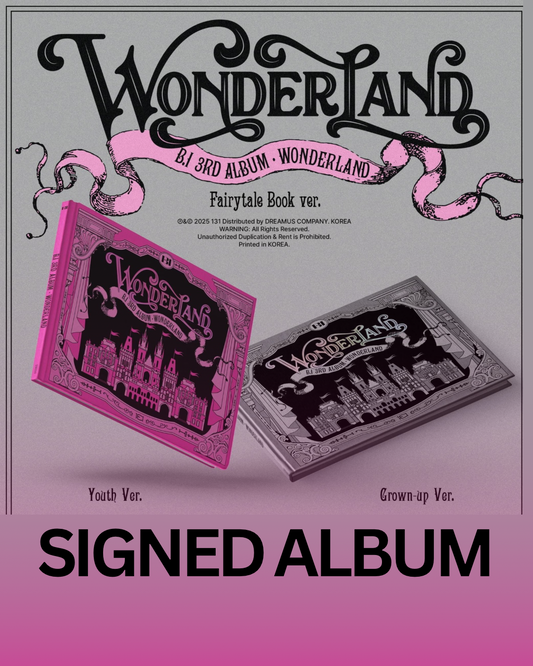B.I - WONDERLAND Fairy tale Book ver (LUCKY DRAW SIGNED)