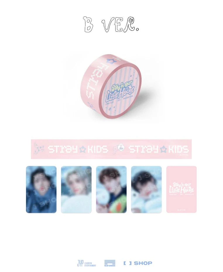 (preorder) Stray Kids - 6TH FANMEETING [STAY in Our Little House] BOX TAPE SET (VERSION : B Ver.)